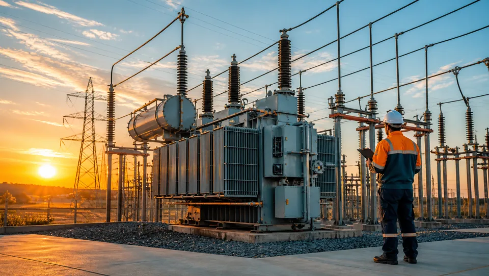 Inspección de una subestación eléctrica