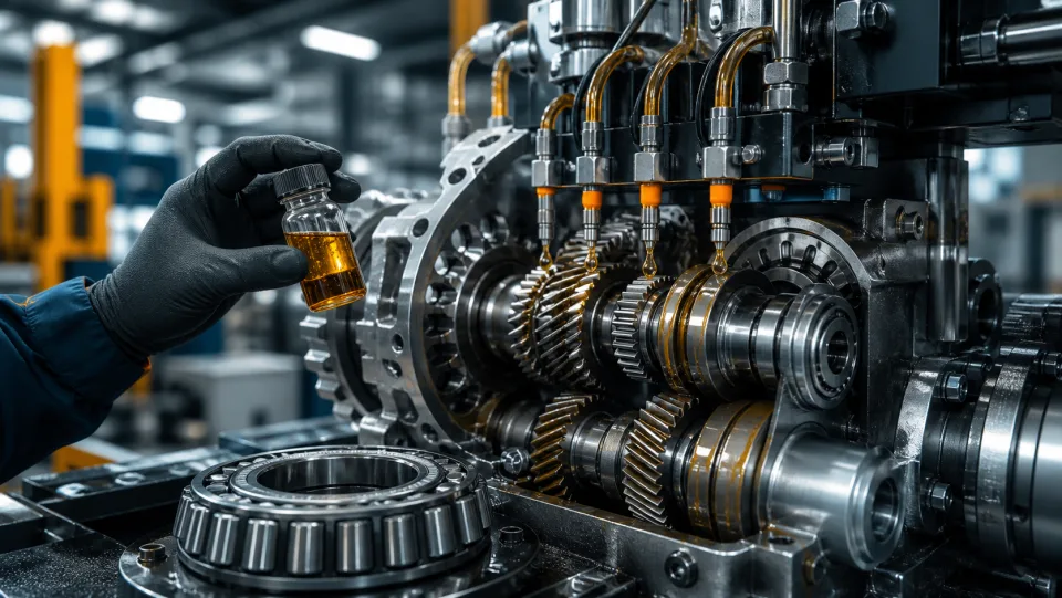 Sistema industrial de lubricación y engranajes